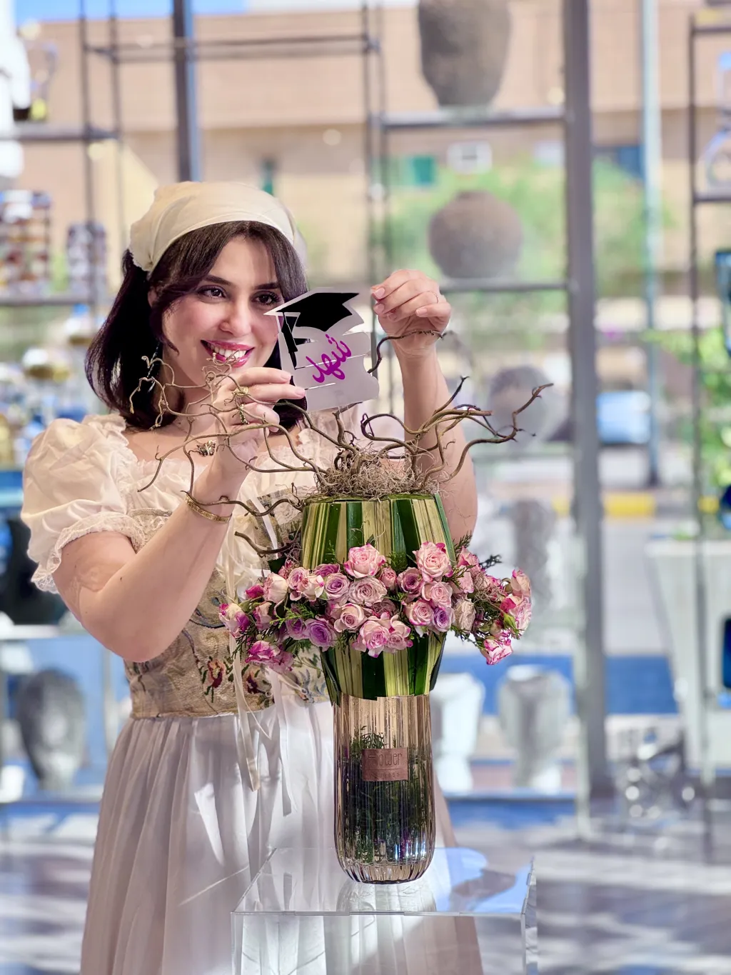 تخرج فازة مع تغريسه بالاسم