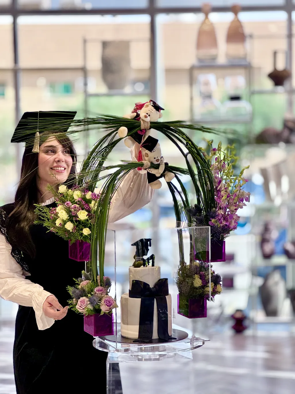 بوكس التخرج مع الكيك